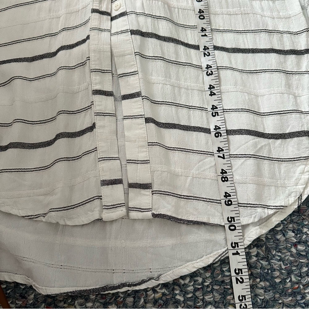 Reformation ghana White and black Striped midi Dress - Picture 4 of 7